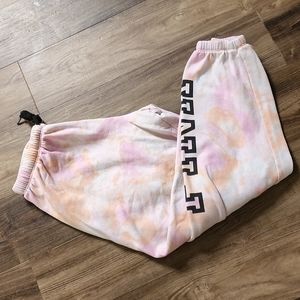 Pink Tie Dye Sweatpants